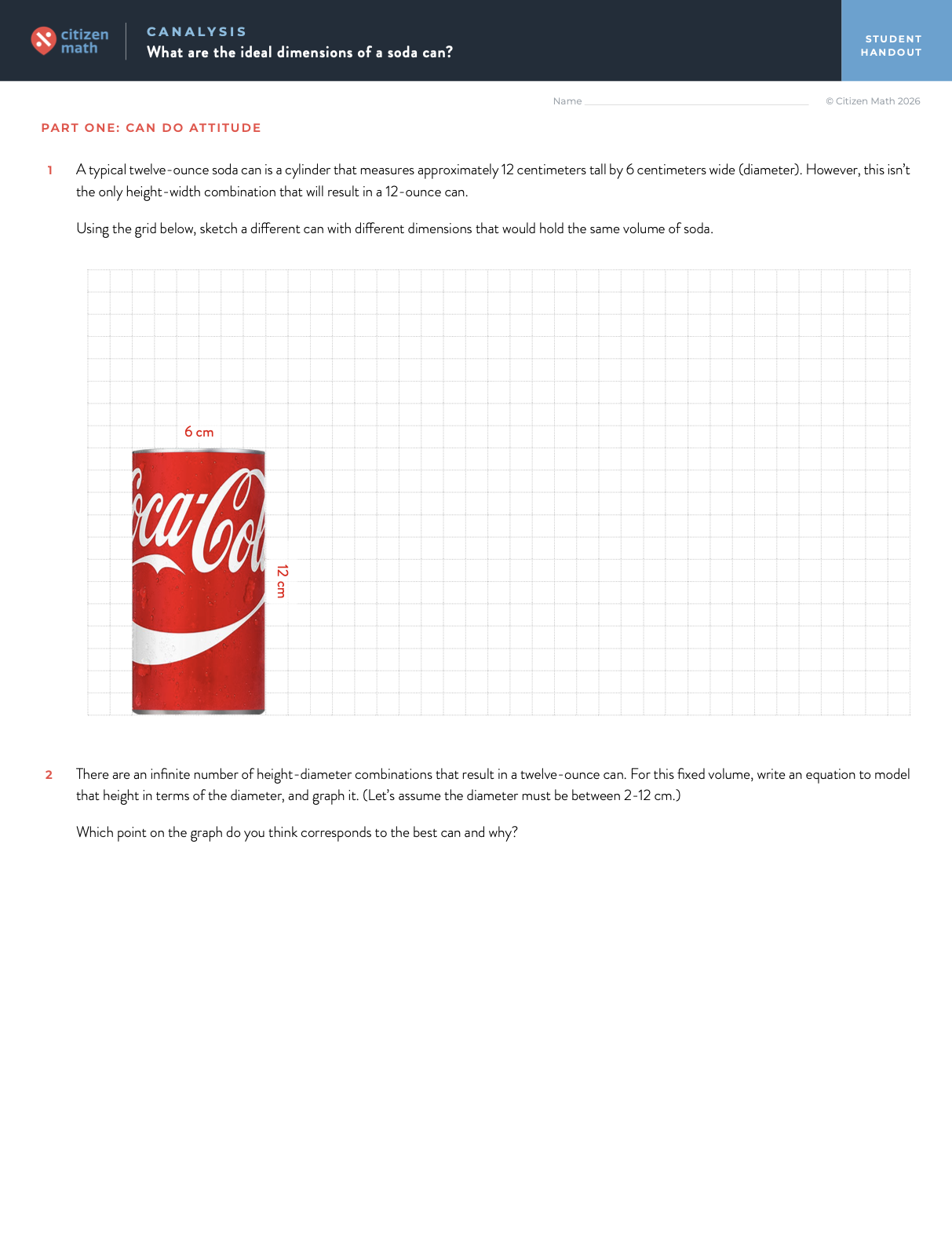 Sample Student Handout
